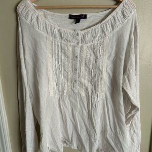 White peasant blouse